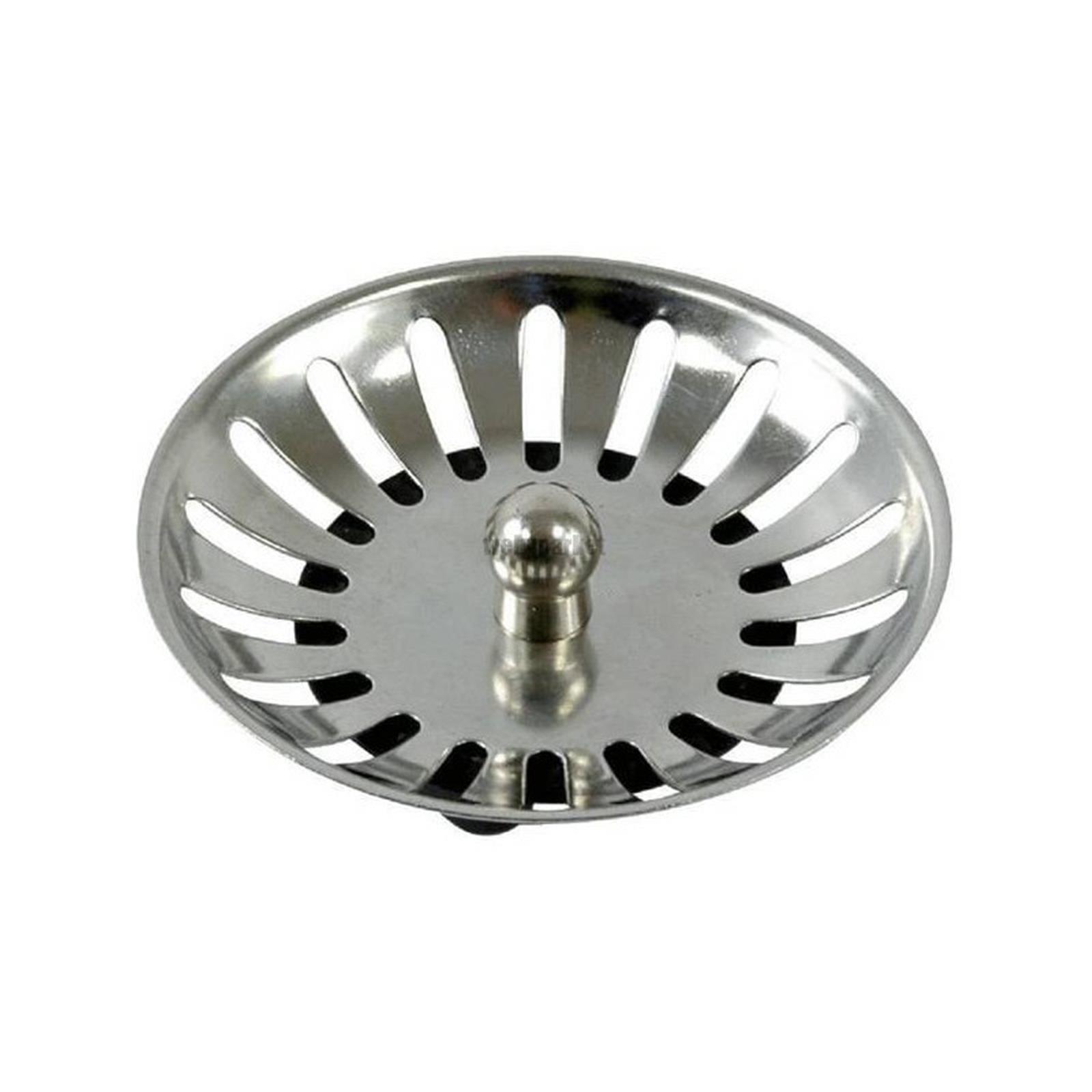 Panier bouchon manuel inox pour bonde Ø 90mm - Panier manuel inox pour bonde (diamètre 90 mm).