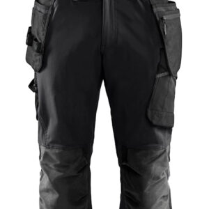 Pantacourt artisan stretch 4D noir/gris T40 BLÅKLÄDER 152116459998C46