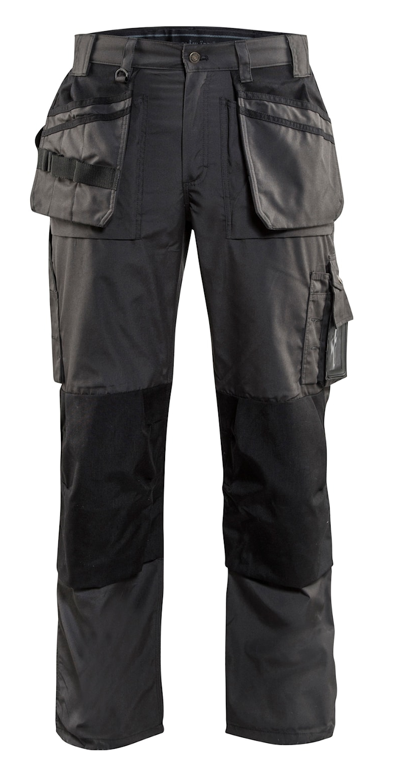 Pantalon artisan 1525 avec poches flottantes été gris foncé/noir T62C BLÅKLÄDER 152518459899D132