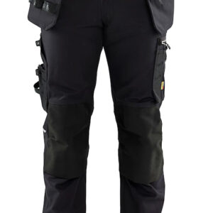 Pantalon artisan stretch noir/noir T50L BLÅKLÄDER 179013709999C156