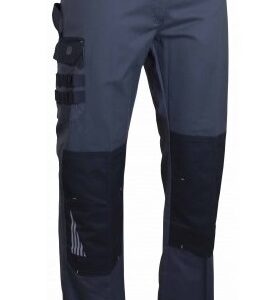 Pantalon bicolore SULFATE multipoches gris/noir T50 LMA LEBEURRE 1622 T50