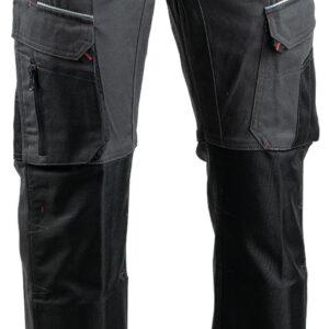 Pantalon COSMOS coton polyester gris noir taille 38 LMA LEBEURRE 1806-38