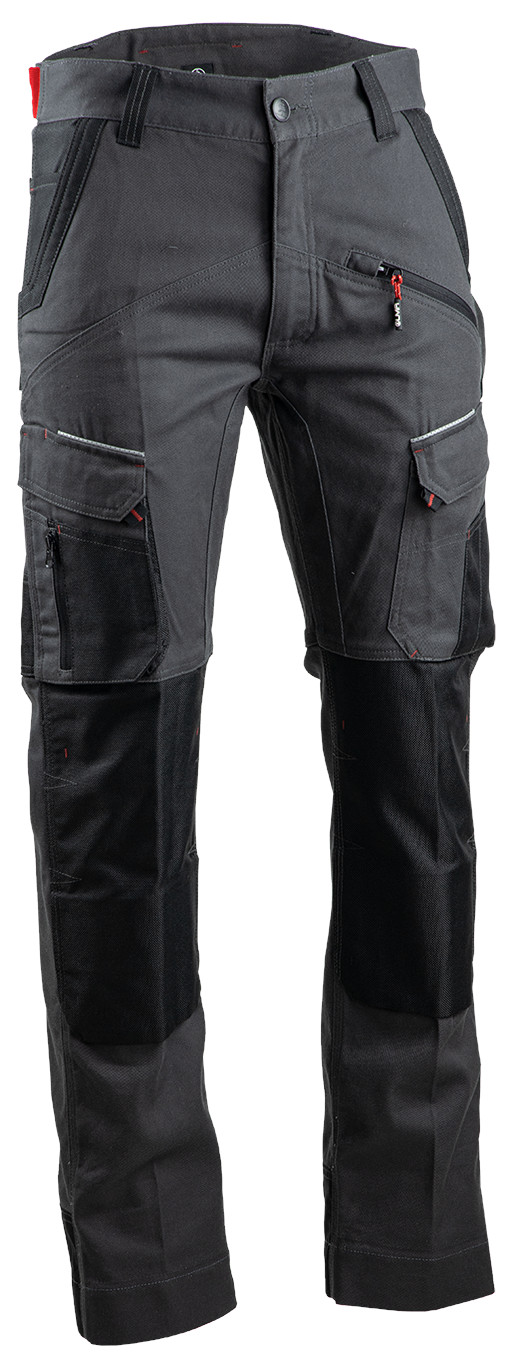 Pantalon COSMOS coton polyester gris noir taille 38 LMA LEBEURRE 1806-38
