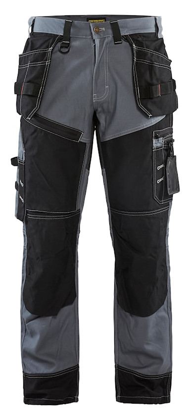 Pantalon coton X1500 gris clair/noir T42 BLÅKLÄDER 150013709499C48