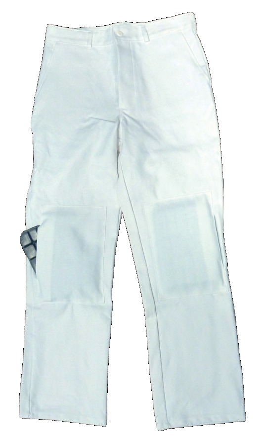 Pantalon de Chantier® en coton blanc T56 MUZELLE DULAC 100PN10BC56