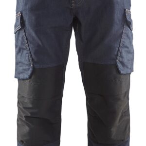 Pantalon maintenance denim stretch 2D marine/noir T48 BLÅKLÄDER 149711418999C54