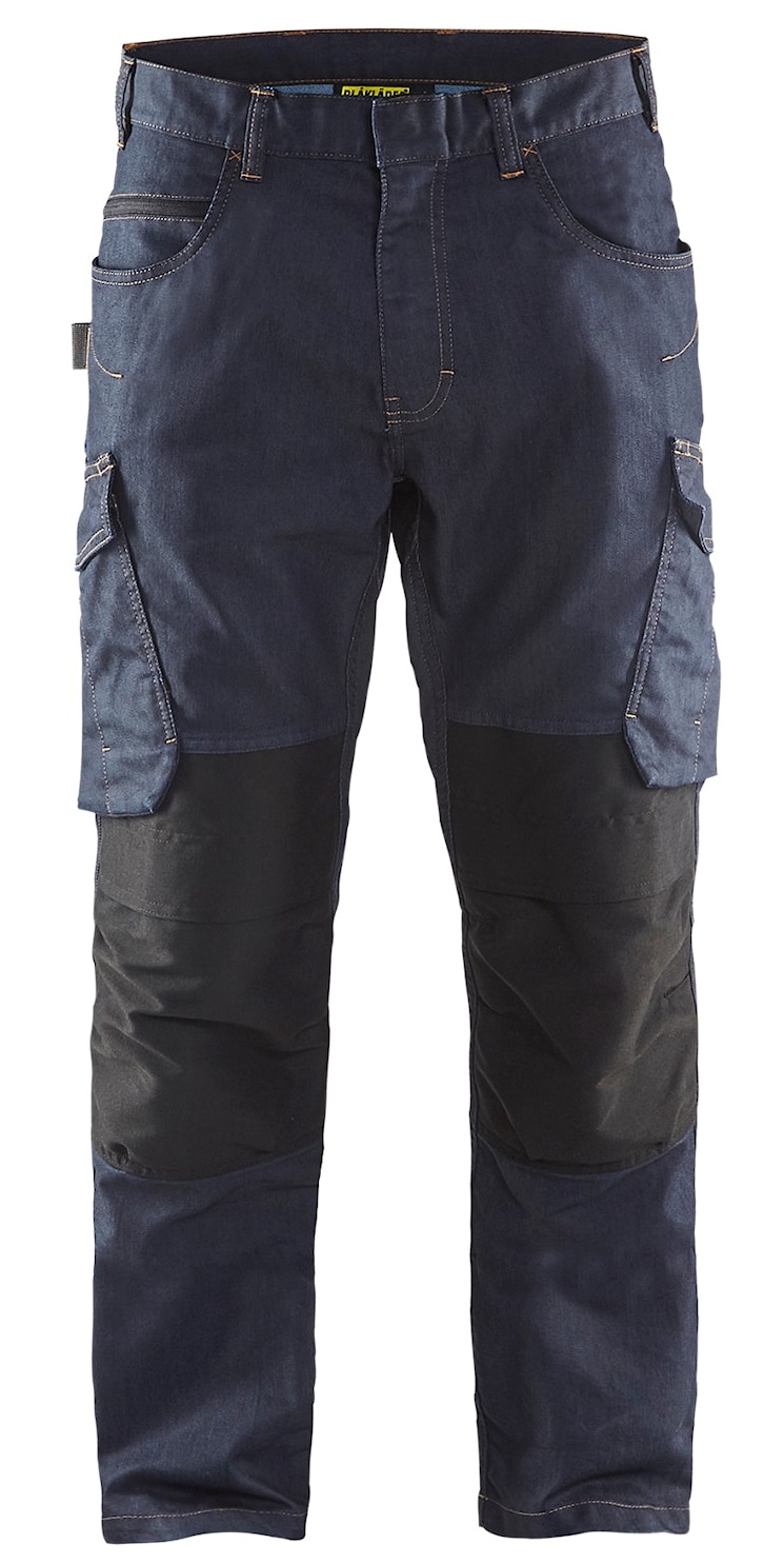 Pantalon maintenance denim stretch 2D marine/noir T50 BLÅKLÄDER 149711418999C56