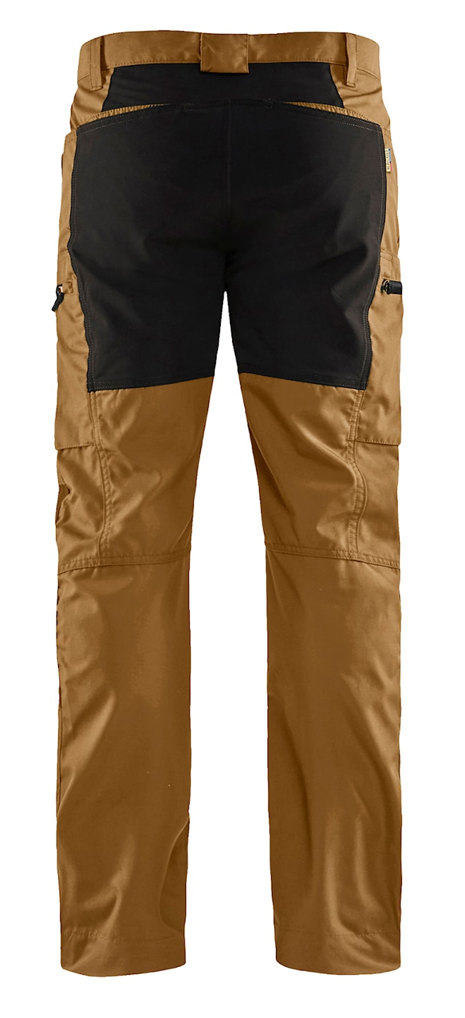 Pantalon maintenance polycoton stretch nougat/noir T54 BLÅKLÄDER 145918457699C60
