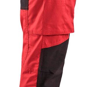 Pantalon maintenance polycoton stretch rouge/noir T46C BLÅKLÄDER 145918455699D100