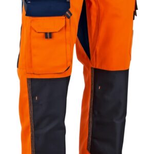 Pantalon POLARISATION haute visibilité orange 55% coton 45% polyester T 54 LMA LEBEURRE 1679-54