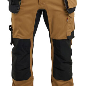 Pantalon stretch 2D avec poches flottantes nougat/noir T42 BLÅKLÄDER 175018327699C48