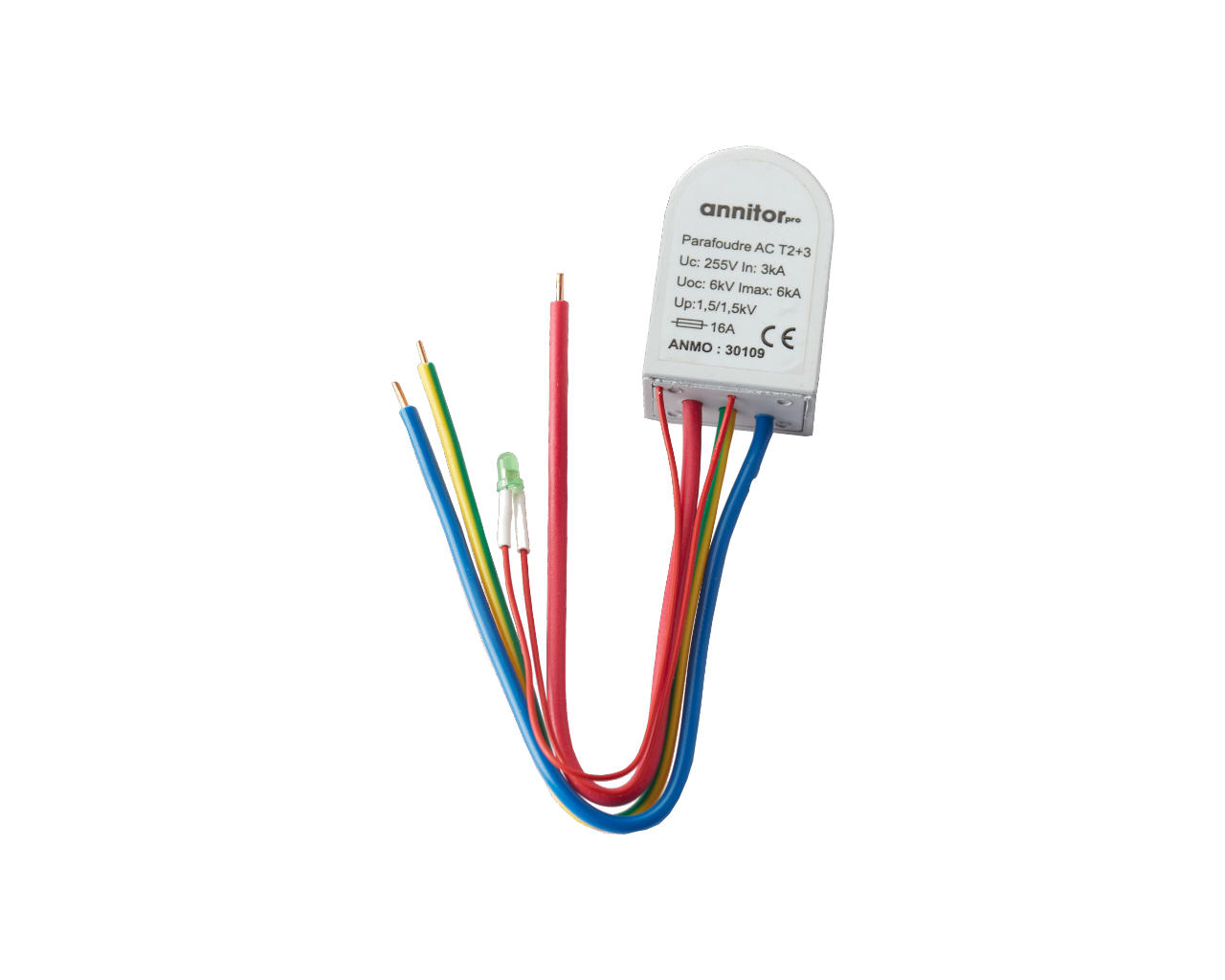 Parafoudre miniature T2+T3 pour carte électronique 6kA