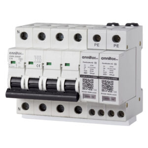 Parafoudre modulaire triphasé Type 2 autoprotégé à cartouche 20kA