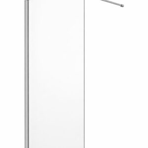 Paroi de douche pour douche à l’italienne (Walk-in) - Largeur / extensibilité : 117à 118.5 cm - Hauteur : 200 cm - barre de renfort: 100 cm
