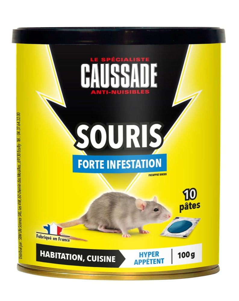 Pâte anti-souris CAUSSADE, 100g