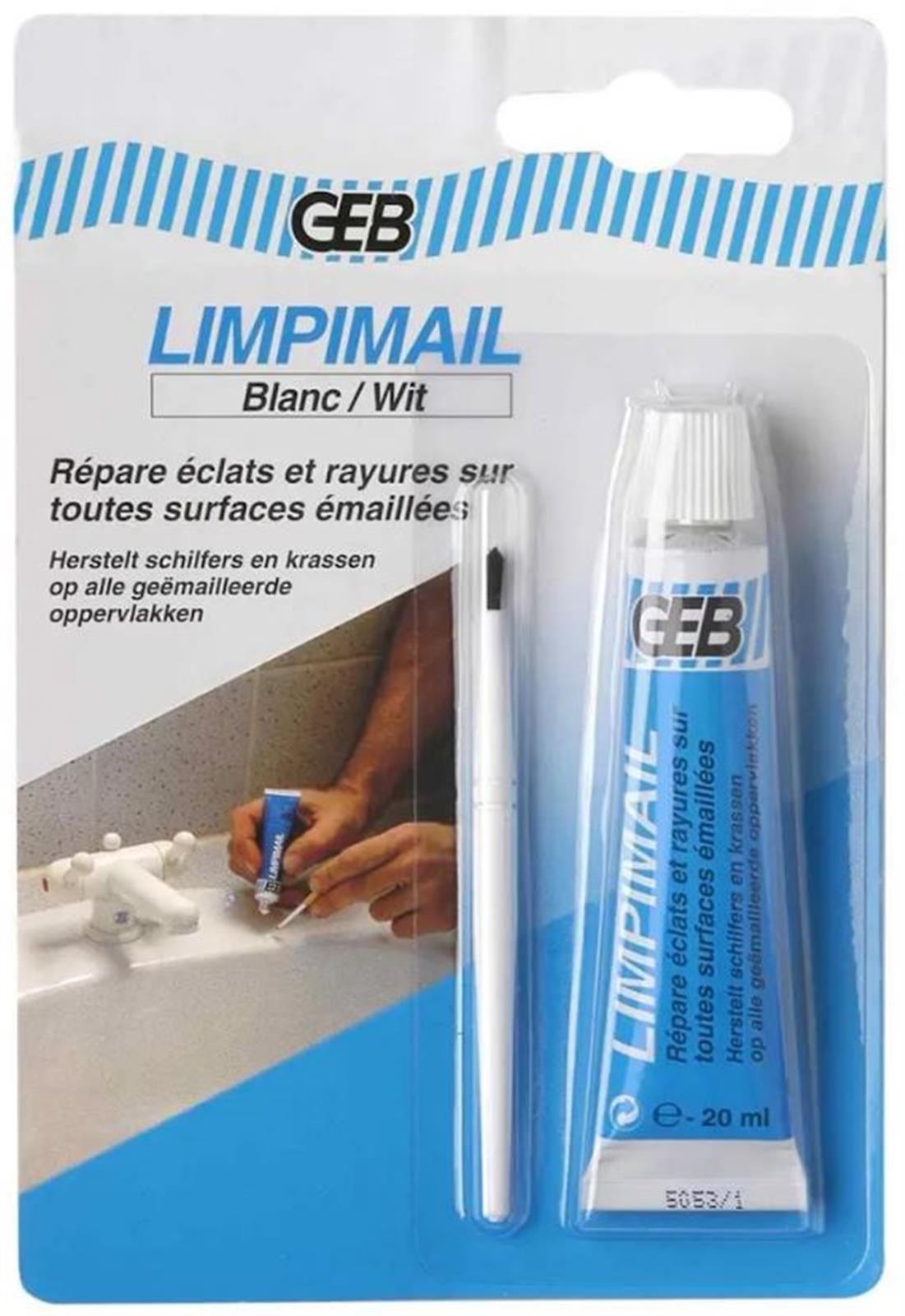 Pâte de retouche pour petits éclats d’émail LIMPIMAIL - tube 20 ml
