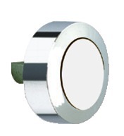 Patte à glace ronde diamètre 20mm laiton chromé pour miroir mural DELABIE 578