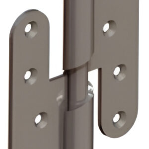 Paumelle hélicoïdale huisserie bois droite 100 x 86 mm MONIN 635060