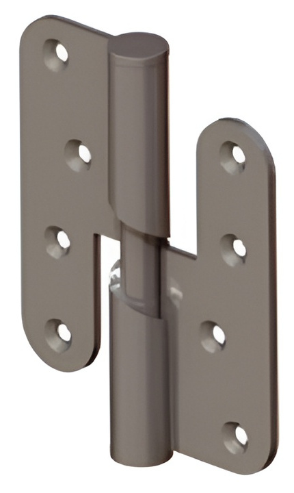 Paumelle hélicoïdale huisserie bois gauche 100 x 86 mm MONIN 635070