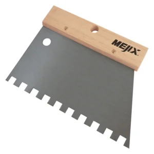 Peigne à colle manche bois MEJIX 180240 - 185 mm U 9x9