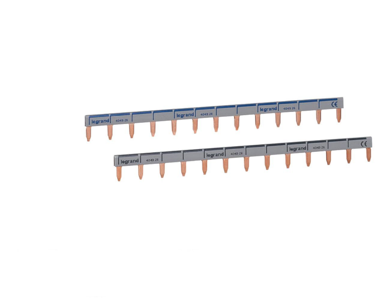 Peigne horizontal 13 modules phase + neutre Legrand HX³, à l'unité
