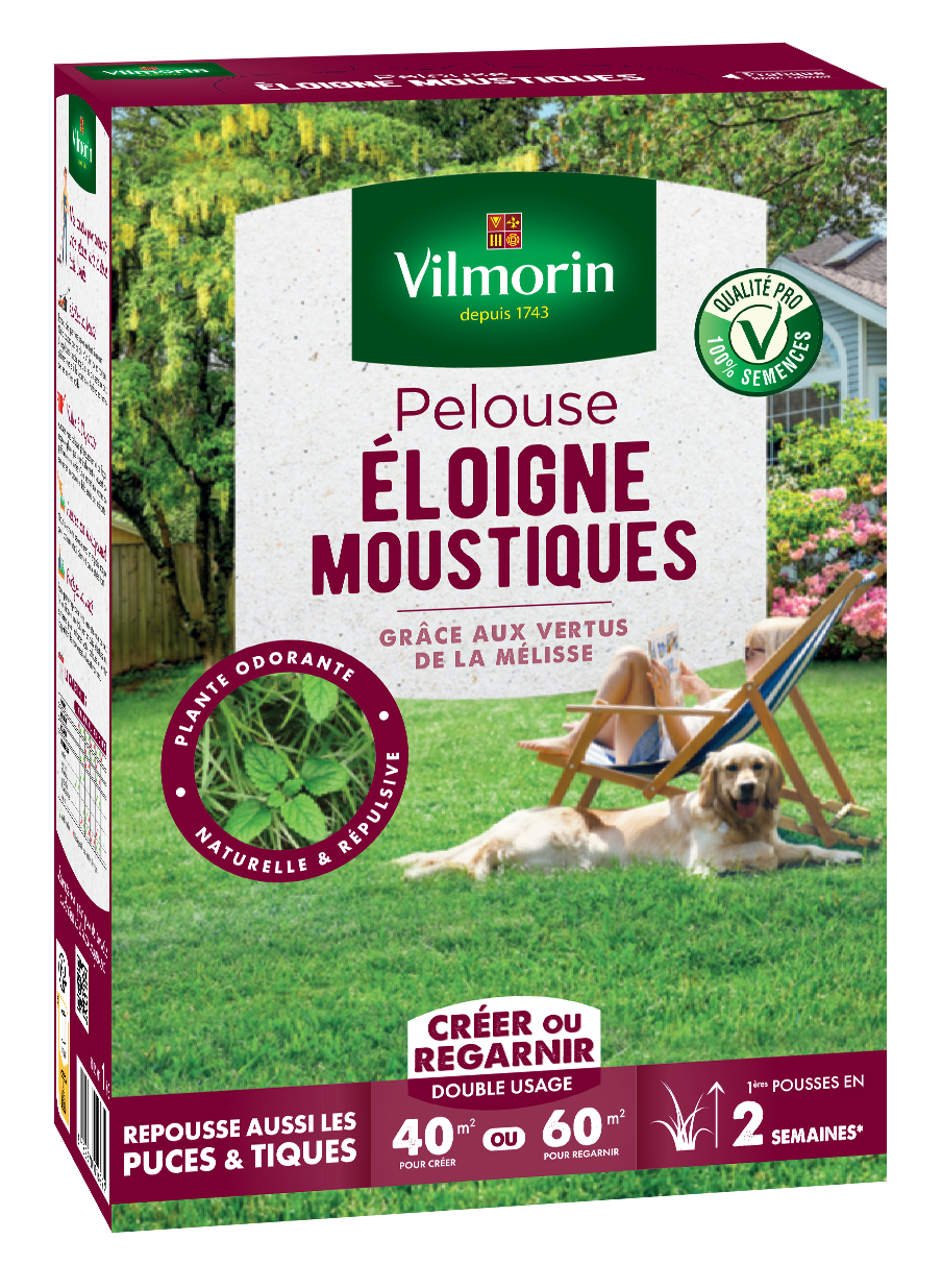 Pelouse Éloigne Moustiques - 1 kg