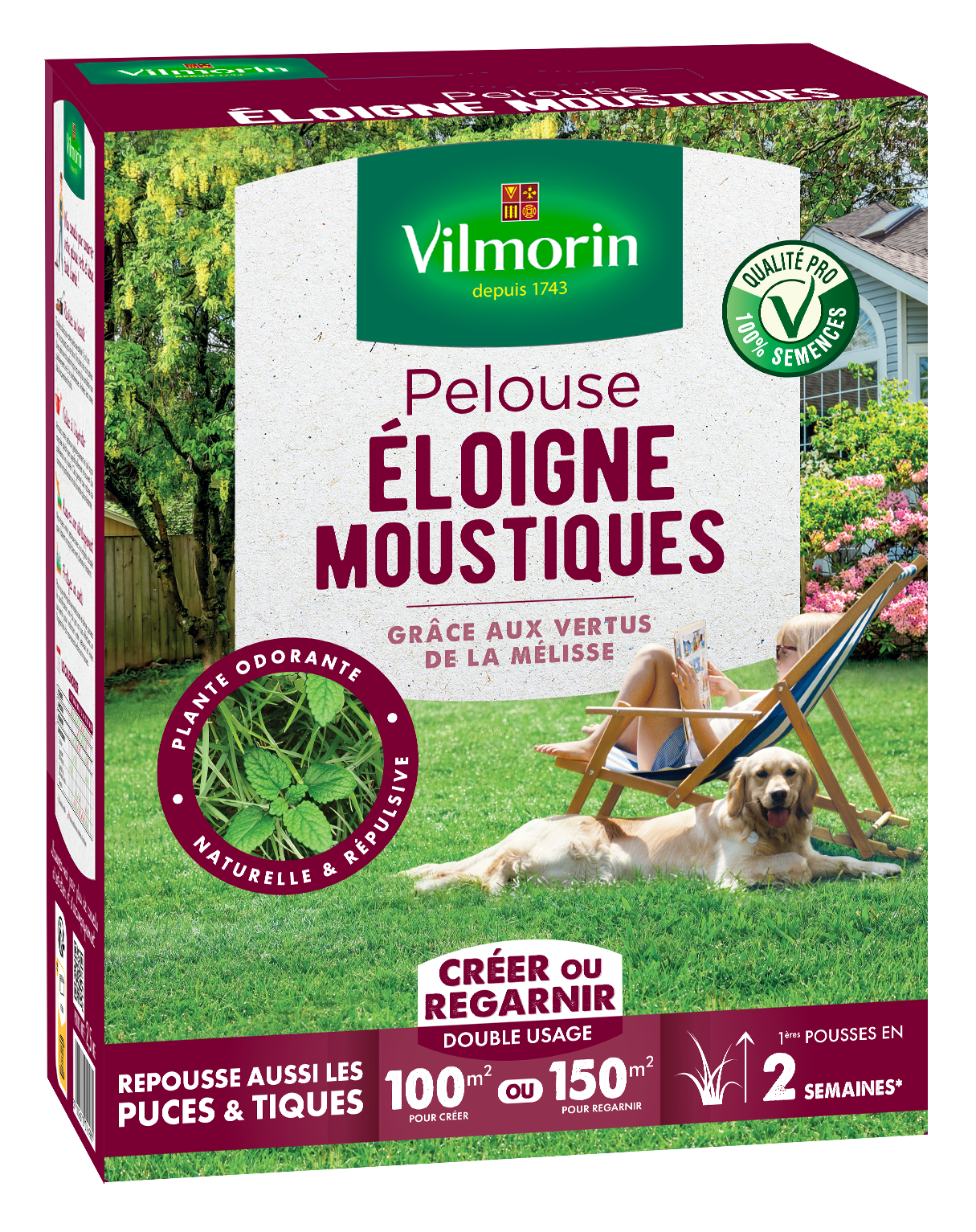 Pelouse Éloigne Moustiques - 2.5 kg