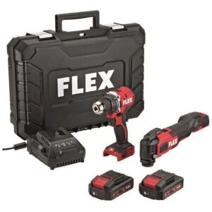 Perceuse visseuse compacte sur batterie 10,8V avec chargeur et batteries - 2 batteries Li-ion 10,8V, 1 chargeur charge rapide 10,8V et 1 mallette de rangement et de transport