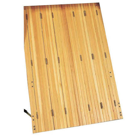 Persiennes BOIS 12 vantaux repliables (2x6 vtx)