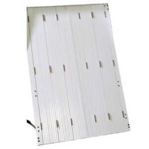 Persiennes PVC 12 vantaux repliables (2x6 vtx)