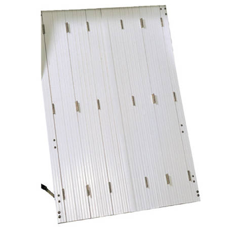Persiennes PVC 12 vantaux repliables (2x6 vtx)
