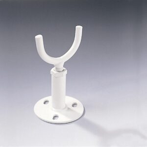 Pied support de radiateur TESI - Réglable de 80mm à 130mm - Blanc