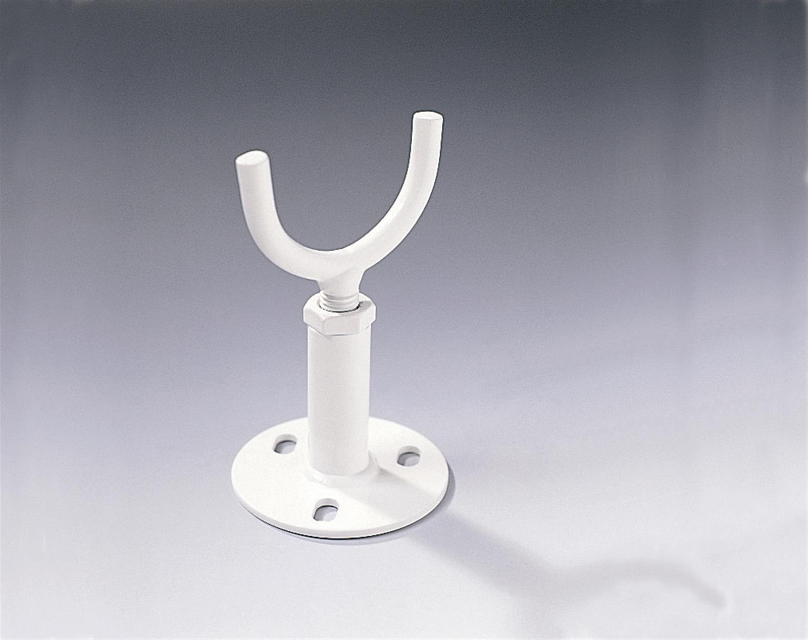 Pied support de radiateur TESI - Réglable de 80mm à 130mm - Blanc