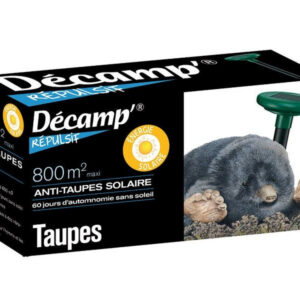 Piège vibreur solaire antitaupes DECAMP'