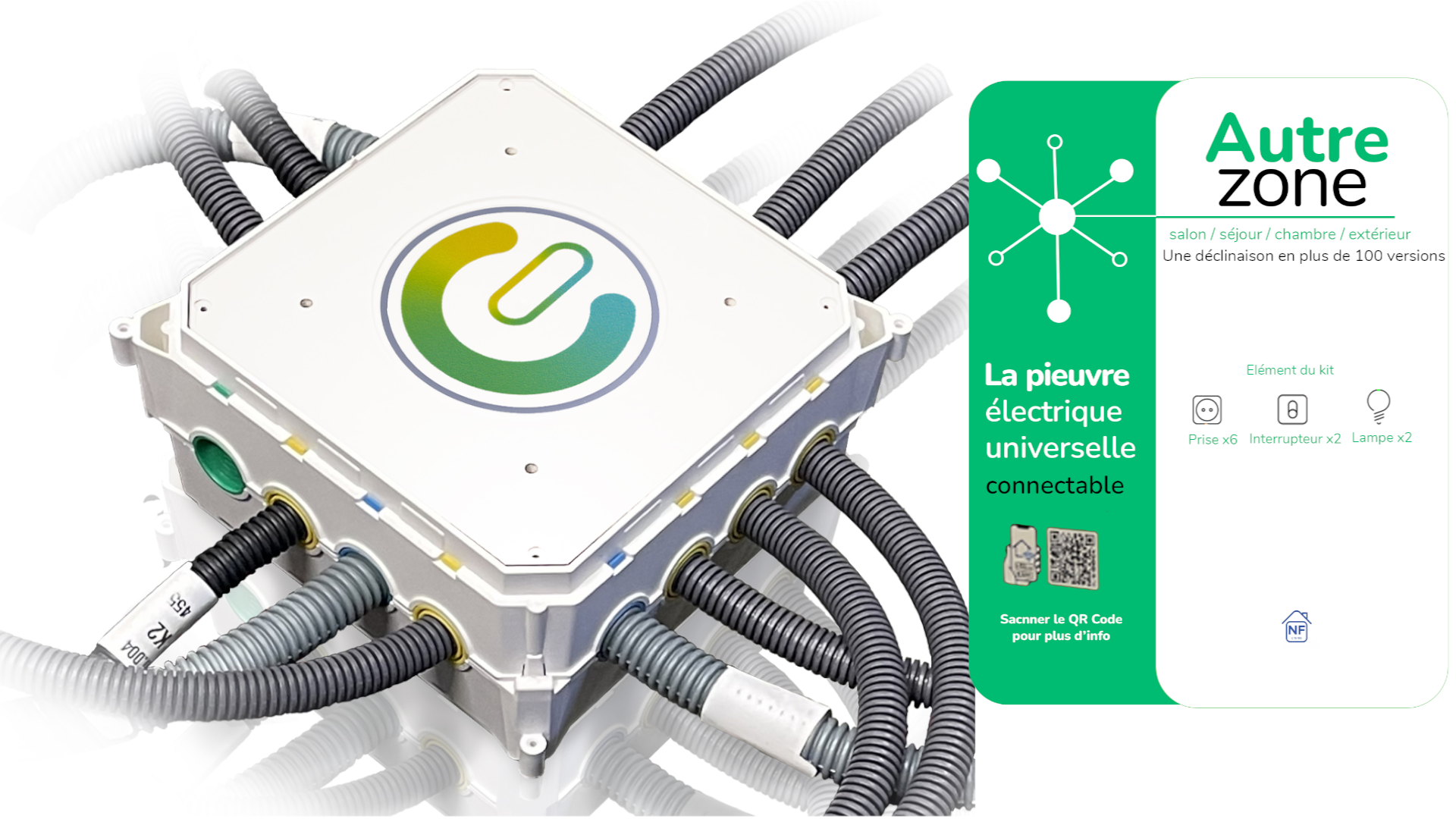 Pieuvre électrique universelle autre zone