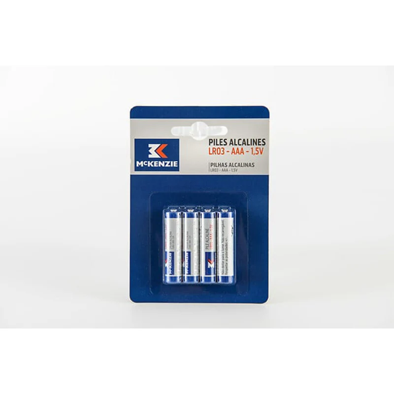 Piles alcaline LR03 - 8 pièces