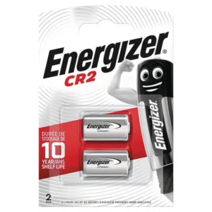 Piles Lithium Photo Energizer CR2, pack de 2