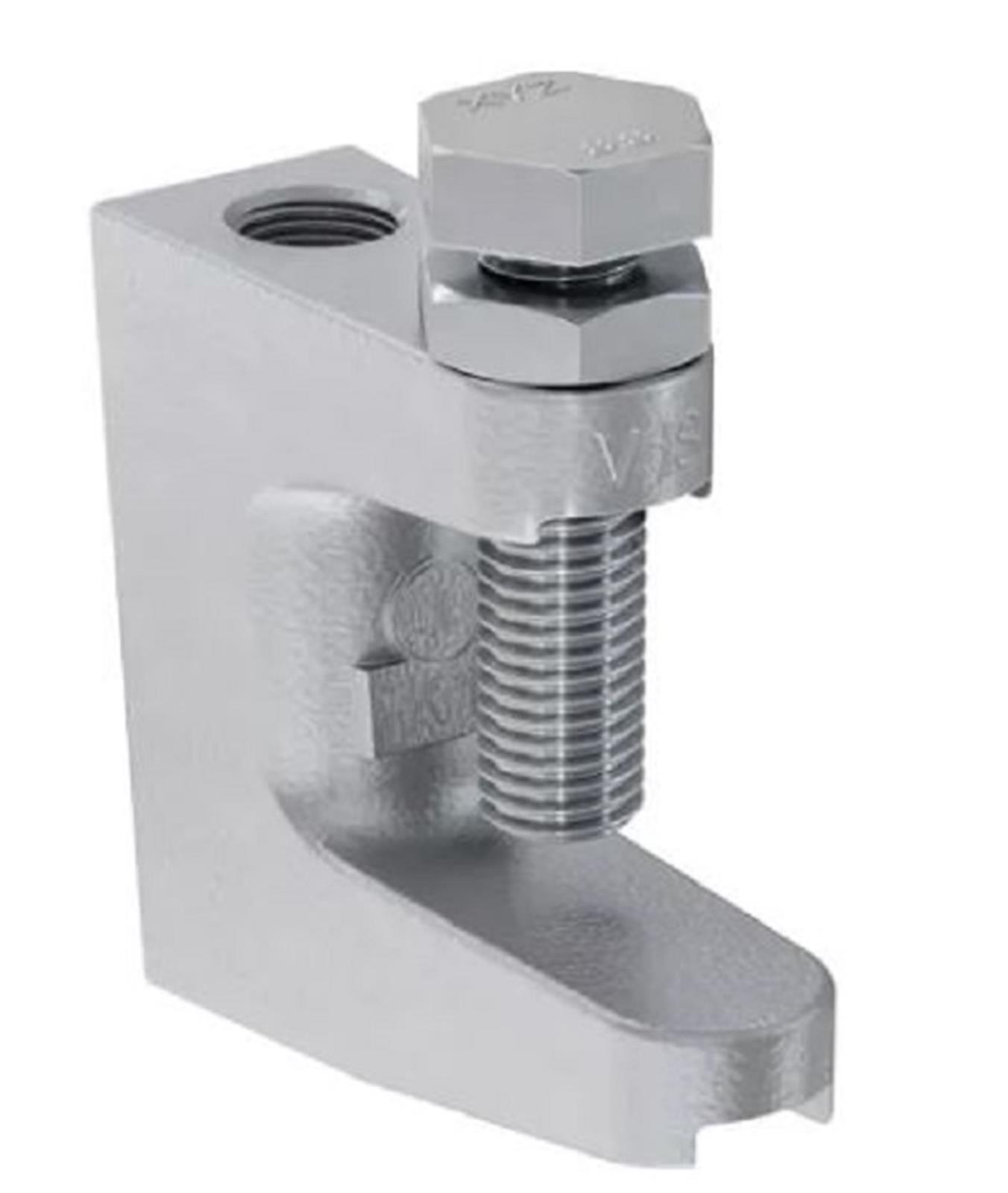 Pince à poutrelle TKL - TKL M8- Plage de serrage: 0/23 mm - Filetage (A): M8 - Charge statique max. recommandée (traction axiale) (Nempf.) : 2,5 kN