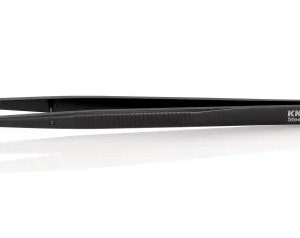 Pince brucelle de précision 155 mm noire laquée KNIPEX 923437