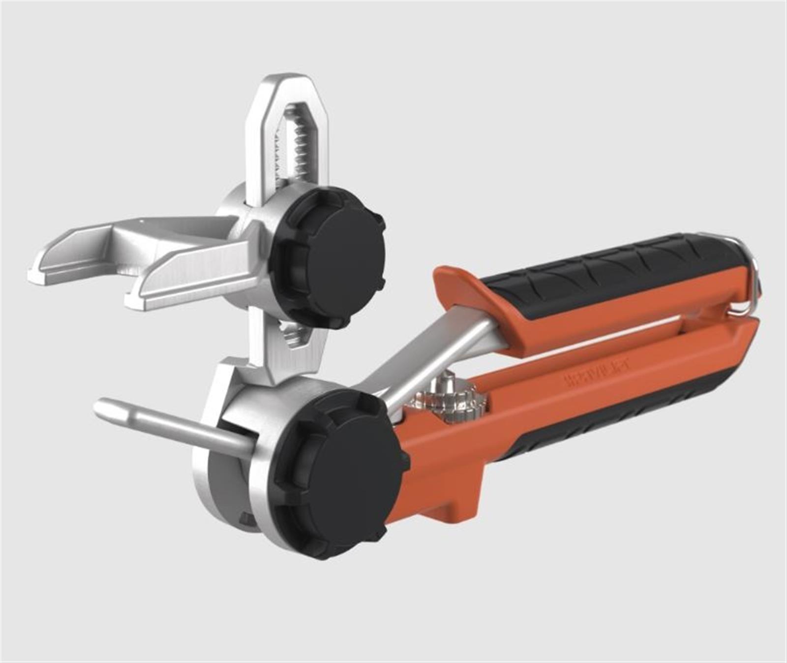 Pince de serrage sol et mur pour système autonivelant à cales - Avec manche pivotant à 90°