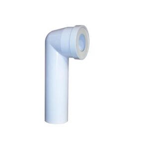 Pipe longue en PVC pour raccordement WC - Ø 93 mm- sans prise d'aération - longueur 33 cm