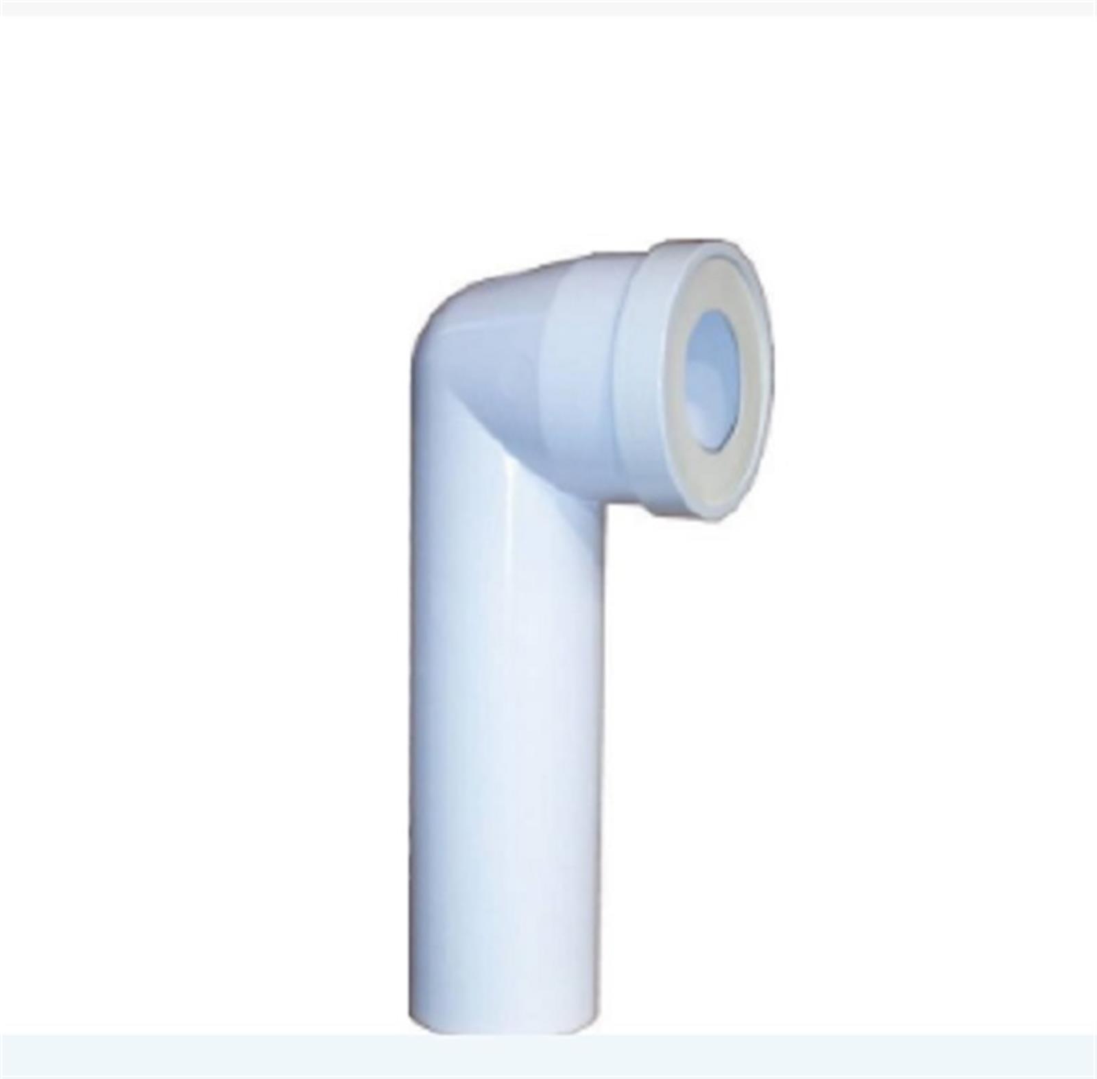 Pipe longue PVC (100x330 mm) - Blanc - Longueur: 300 mm - Diamètre: 100 mm