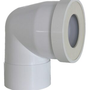 Pipe PVC blanc coudée 100x125 Regiplast - ASPC