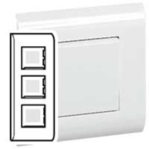 Plaque de finition 3x2 modules blanc LEGRAND 075023