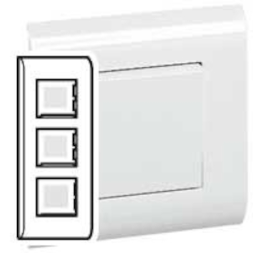 Plaque de finition 3x2 modules blanc LEGRAND 075023