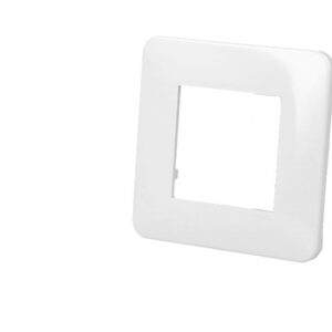 Plaque de finition blanche simple Efapel Latina