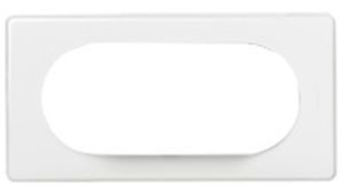 Plaque neutre 4/5 modules blanc LEGRAND 068635