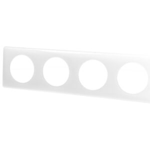 Plaque quadruple blanche Legrand Céliane™