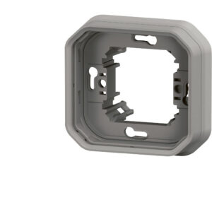 Plaque simple Legrand Plexo™ gris composable