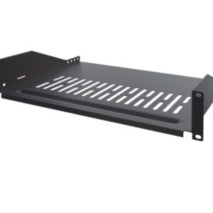 Plateau ajouré 300mm de profondeur 2 unités, pour coffret et baie 19"